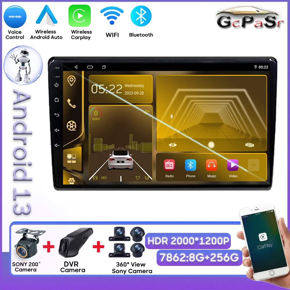 Radio Android Per Fiat Ducato 3 Per Peugeot Boxer 2 Per Citroen Jumper 2 2006 -2022 Android Auto Fotocamera Posteriore Stereo Head Unit 5G