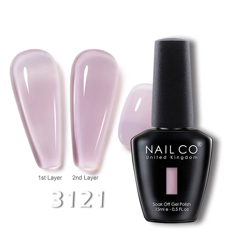 Jelly Gel Nail Polish 15ml - Translucent Hybrid Gel Enamel for Long-lasting Manicure