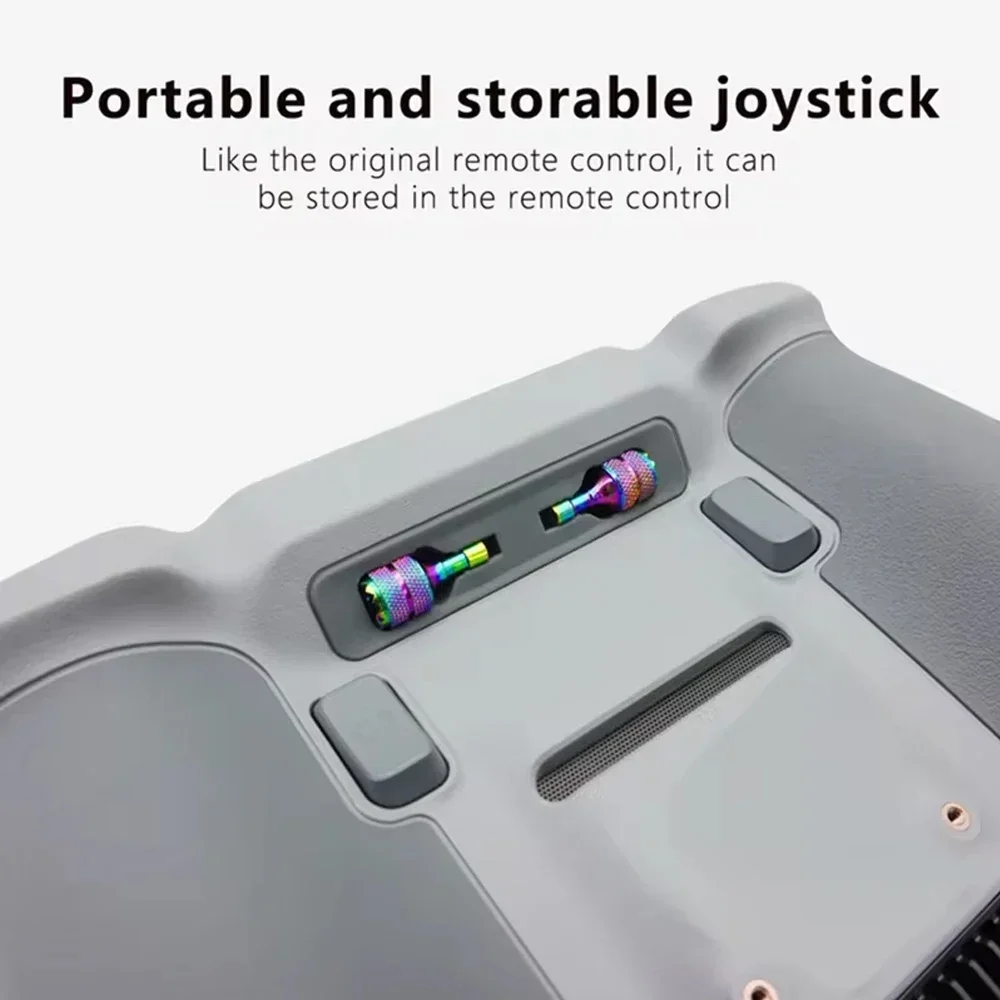 Joysticks en alliage d'aluminium pour DJI RC/RC2 - Rouge