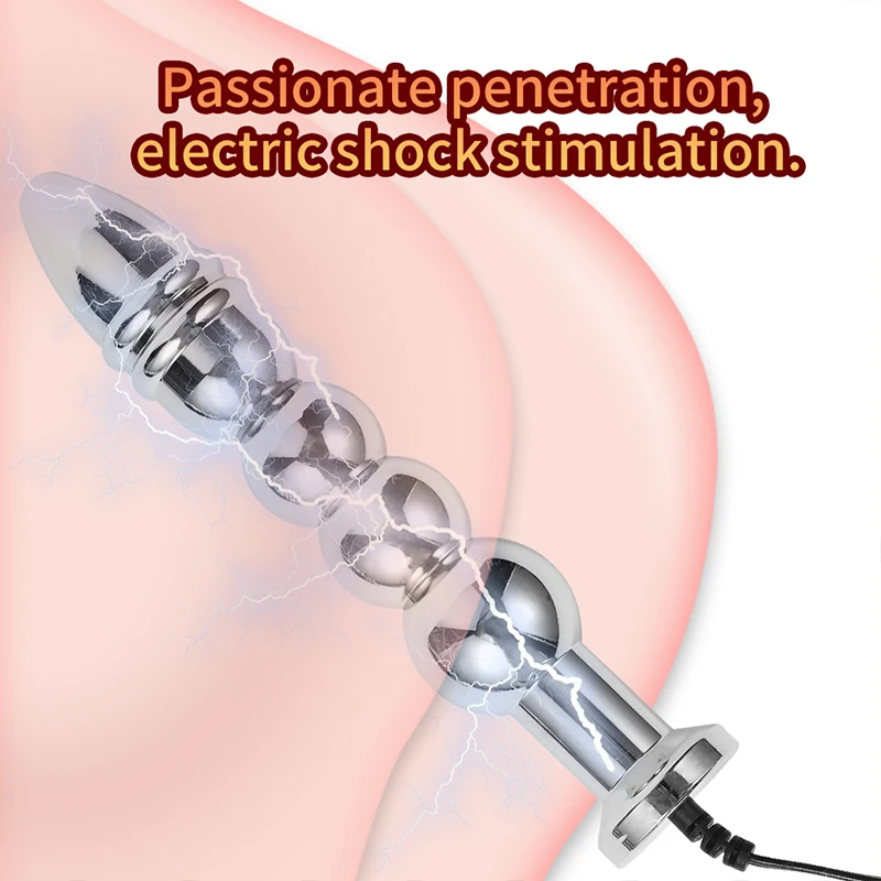 Electro Sex Toys Electrosex Electrostimulator Buttplug,Electro Shock Anal Butt Plug,Electric Dildo Anus Expandable Stimulation,E stim Sex Toys