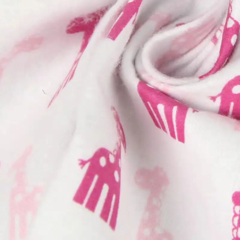 4pcs/pack 76x76cm 100% cotton flannel diapers supersoft receiving baby blanket newborn wrap print blanket swaddle bedsheet 6