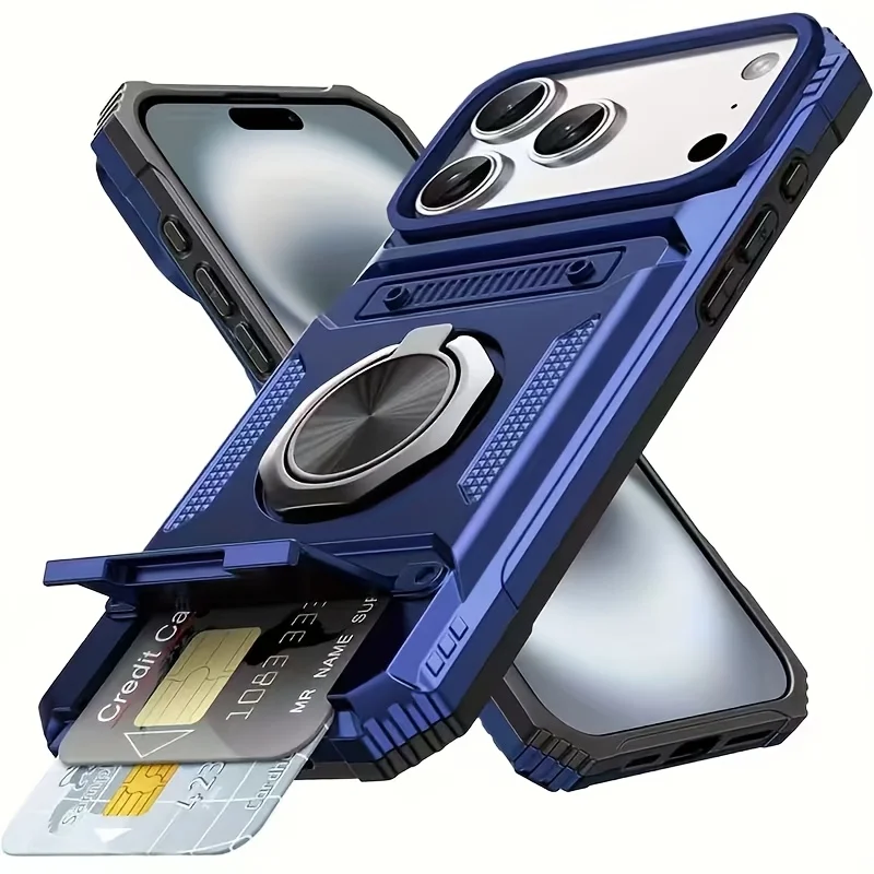 Heavy-Duty Shock-Proof Phone Cases with Dual SIM Card Slots