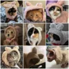 Autumn Winter Cat Clothes Soft Warm Cute Kitten Sweater Pet Fleece Costume For Small Medium Dogs Cats Kitty Sphynx Hoodies Coat 6