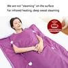 1.8*0.8M far-infrared Sweat steaming blanket Sweat & Detox With temperature controller&remote control&50pcs Disposable bath bag 1