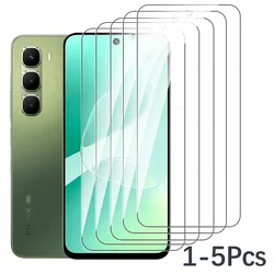 Premium 9H Tempered Glass Screen Protector Film Cover 1 - 5 Pack for Infinix Hot 60i (4 Pieces Glass)