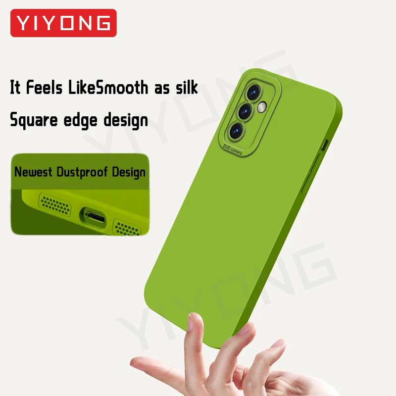 Silky Liquid Silicone Shockproof Phone Case - YIYONG