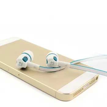 Cuffie intrauricolari da 3,5 mm Cuffie stereo cablate ad alta definizione con microfono Auricolare intrauricolare con cancellazione del rumore per telefono cellulare