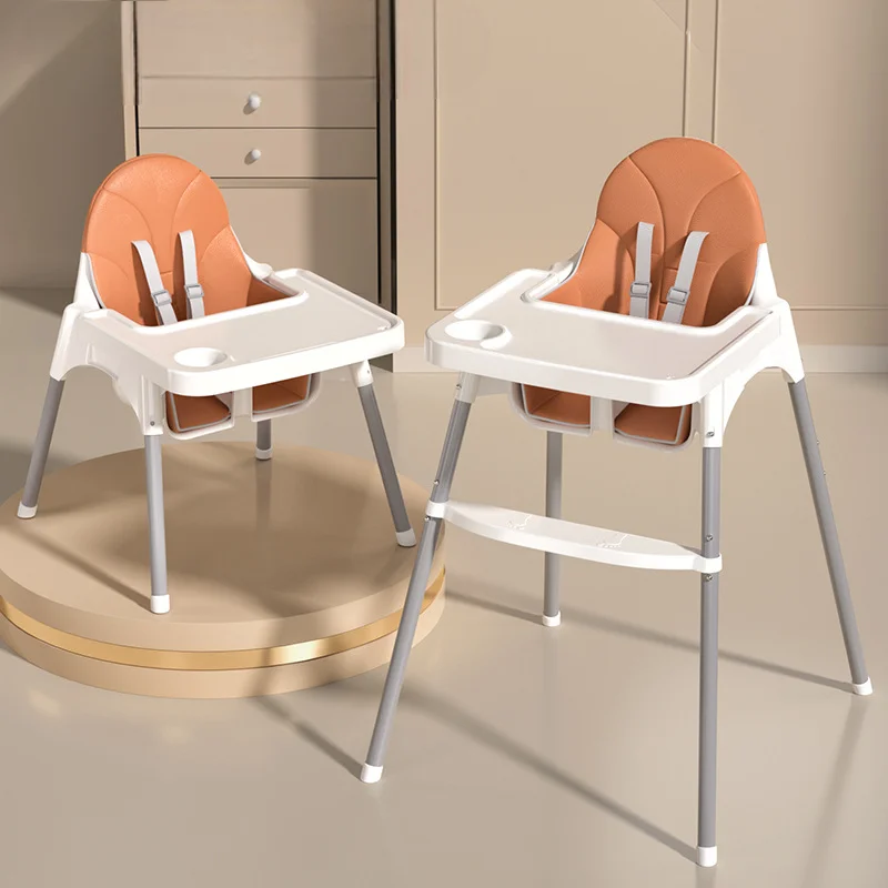 كرسي طعام للأطفال 2 في 1 قابل للتعديل، صينية قابلة...