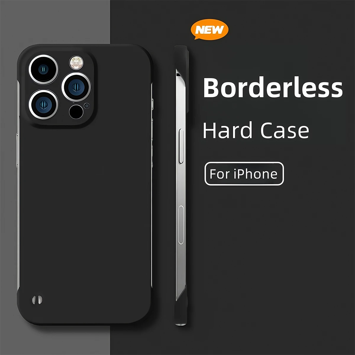 Ultra Thin Minimalist Borderless Matte Phone Case