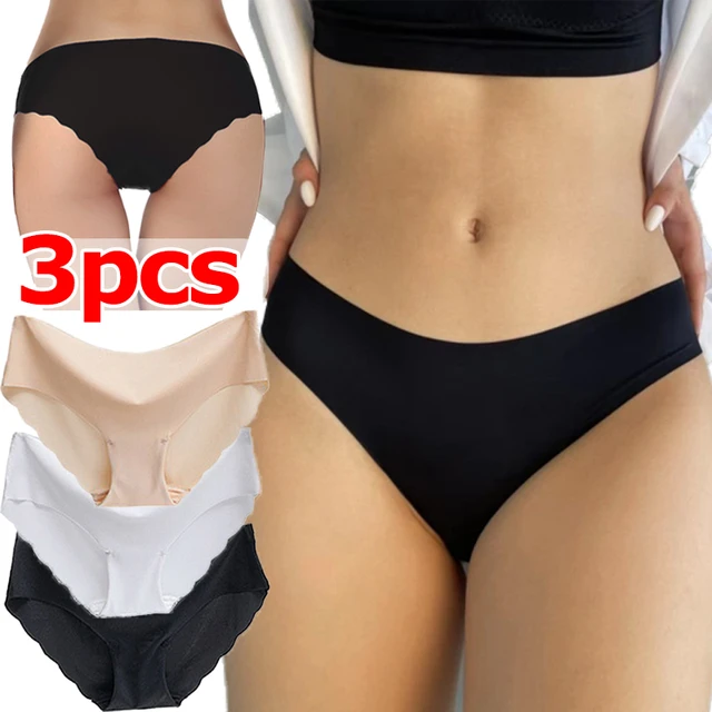 Women Seamless Panties Summer Ultra-Thin Breathable Ice Silk Panties Briefs  Female Girl Large Size Sexy Lingerie Panty Underwear - AliExpress