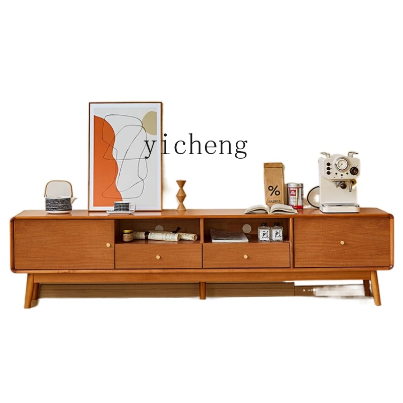 

ТВ-тумба YY из массива дерева, домашняя подставка для маленькой квартиры, гостиной, спальни