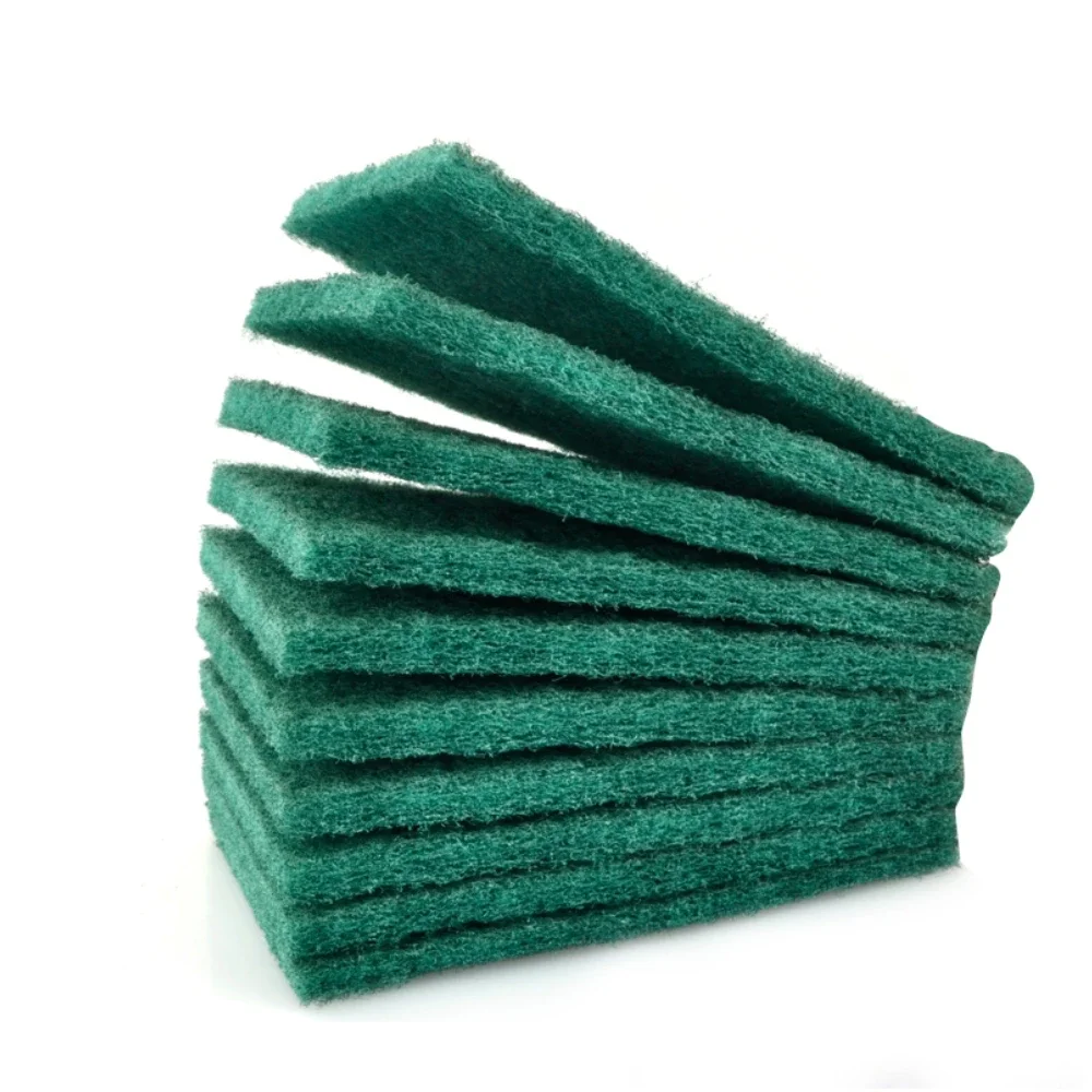 Nylon Emery Scouring Pad Iron Pot Rust Removal Decontamination Clean Wipe Dish Towels Clean Rag Kitchen Bathroom Clean Tool 6