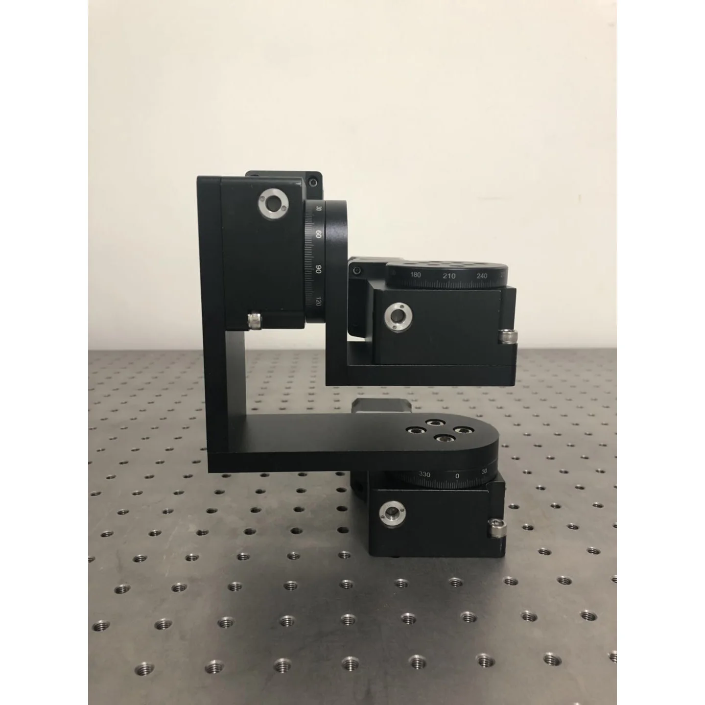 Mini Motorized XYZ Rotation Stage, 60mm diameter, 3kg Loading