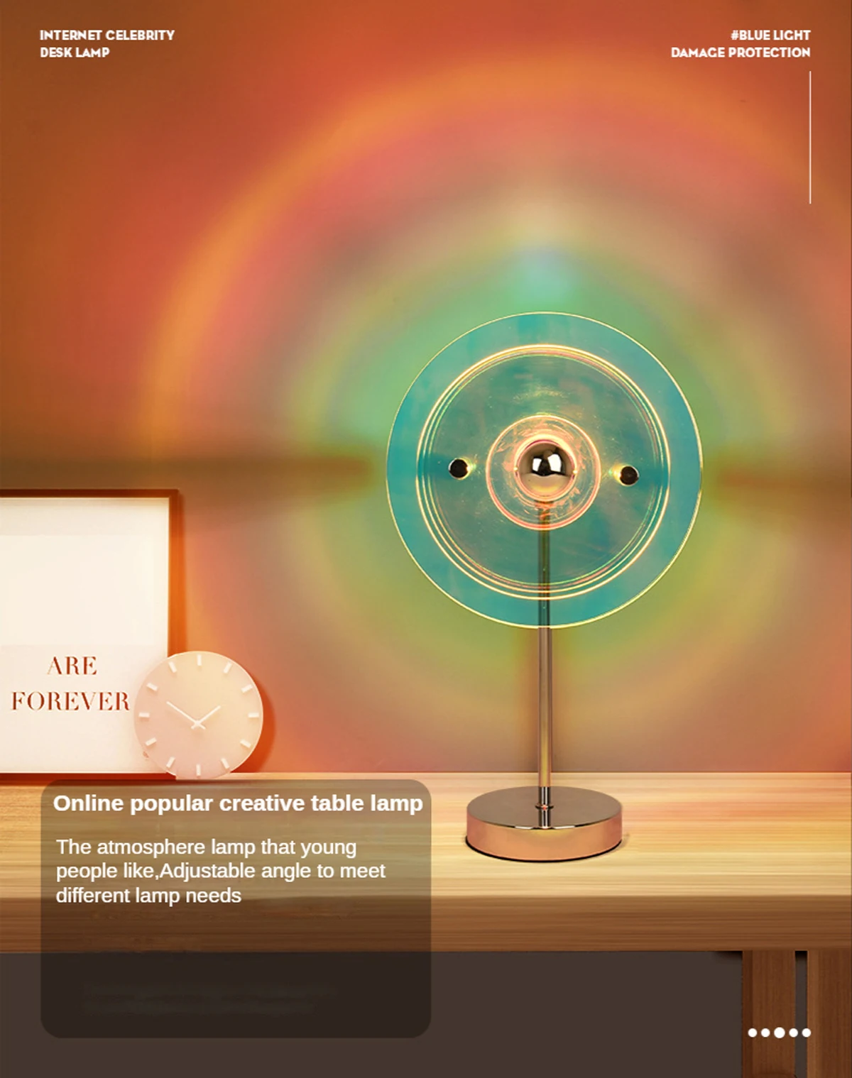 Bauhaus-inspired Retro Aura Lamp