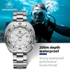 ADDIESDIVE Automatic Mechanical Watch Man Silver Premium Business Casual Waterproof Watch NH35A 316L Stainless Steel Men's Watch 6