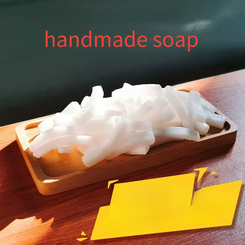 250g Handmade Soap Bar Soap Base DIY Raw Material Milky White and Transparent Natural Base