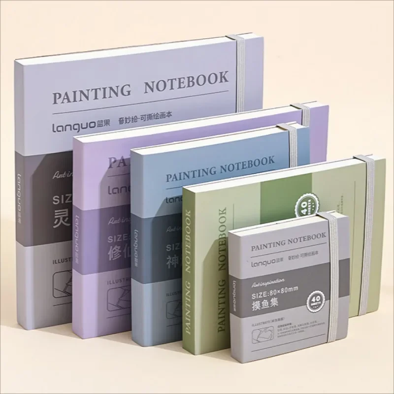 Mini-Caderno-de-Desenho-Tearable-Sketchbook-Handbook-Papel-Espessado-V ...