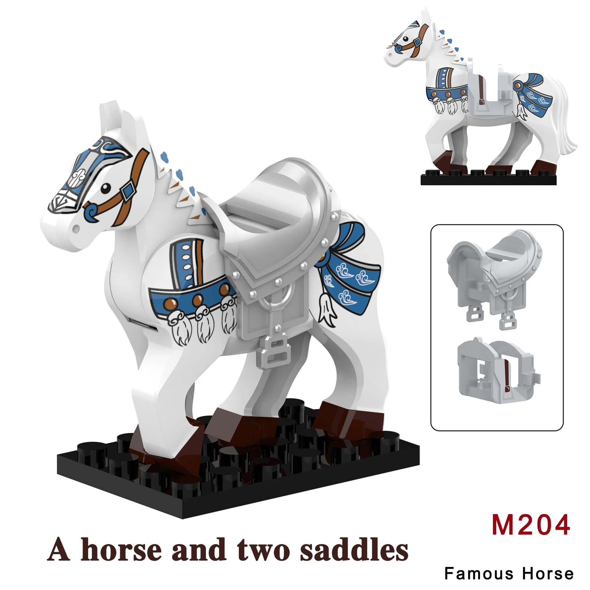 2023 new War horse toys juguetes blocks kids toy for boys girls building block hobbies bloques gift brinquedo friends moc bricks