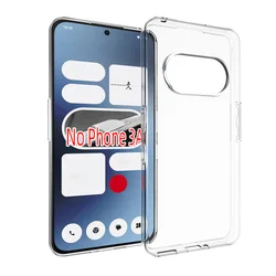 Transparent Ultra-Thin Silicone Back Cover for Nothing Phone (3a) (Ultra Thin Case)