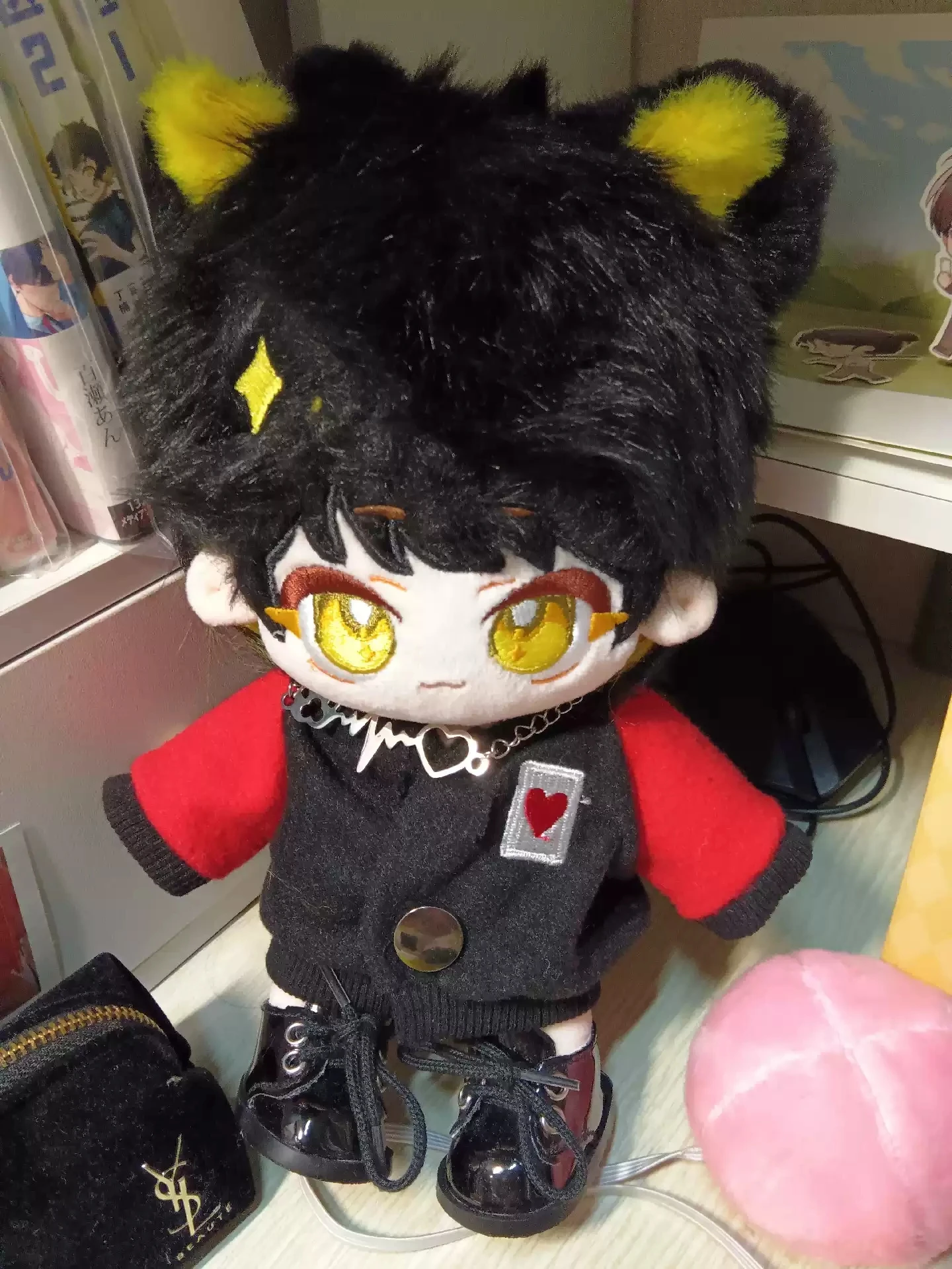 

BLUE LOCK Anime Cute Monster Cosplay Plush Stuffed Doll Body Cotton Dress Up Change Clothes 20cm Plushie