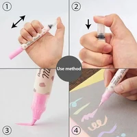 1PC New Japan Pentel Milky Brush Scientific Brush Portable Calligraphy and Drawing Hook Pen Fineliner Markers Art Supplies 3