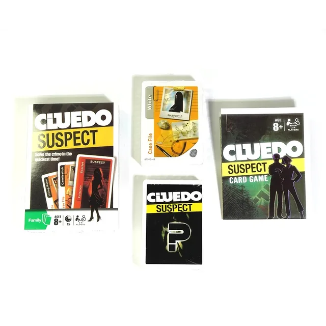Cluedo Suspect jeu de cartes tout le plaisir de Clue Clue faire Suspect multiplayer interactif jeu de fête de famille jeu de société 4