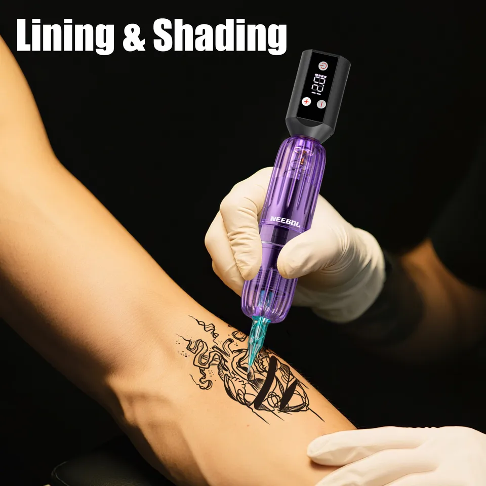 Professional Wireless Rotary Tattoo Machine Kit