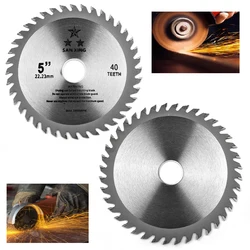 5 Inch 125mm Table Cutting Disc Circular Saw Blade 40 Teeth For Wood Plastic Metal Cutting Tools Oscillating Tool Accessories