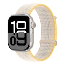Nylon Loop Strap Bracelet for Smartwatch - Vibrant and Durable Design (98 Colorful Starligh)