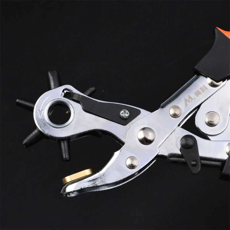 Leathercraft Paper Puncher for Leather Hole Punch Belts Stitching Plier Perforator Watchband Eyelet Piercer Leather Craft Tools