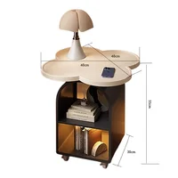 Tables De chevet étroites pour chambre à coucher, Design De luxe, modernes et minimalistes, avec rangement, meubles De maison classiques Mesa De Cabeceira 2
