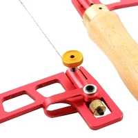 Manual Wire Saw With Blades Hand Tools Home Accessories Durable Guide Dowel Jig Kit Woodwork DIY Shape Cutting Tool 2