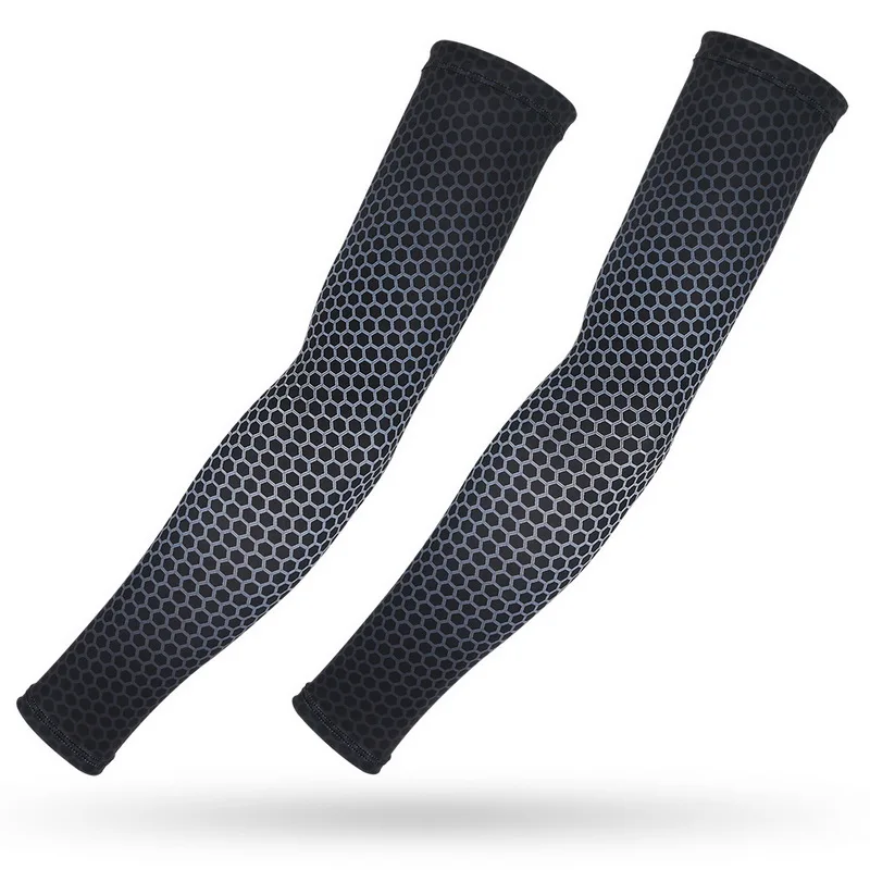 Unisex UV Protection Cooling Tattoo Design Cycling Arm Sleeves