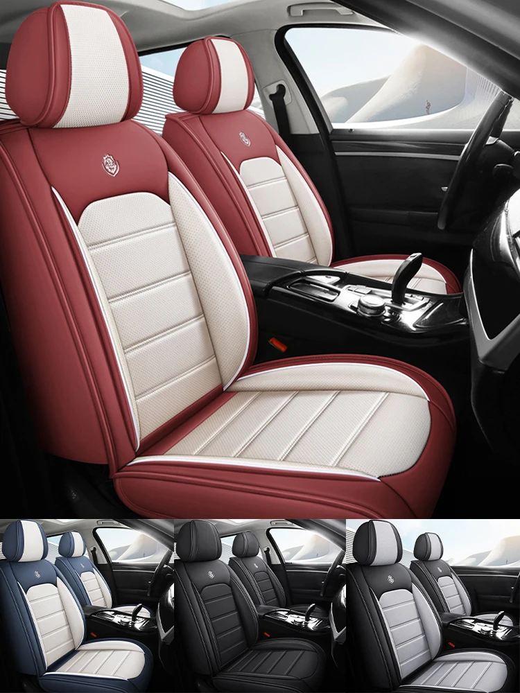 

Car Seat Cover Universal PU Leather Front Seat Cover Split Rear Bench Cover Cushion Car Seat Protector for Cars Easy to Install