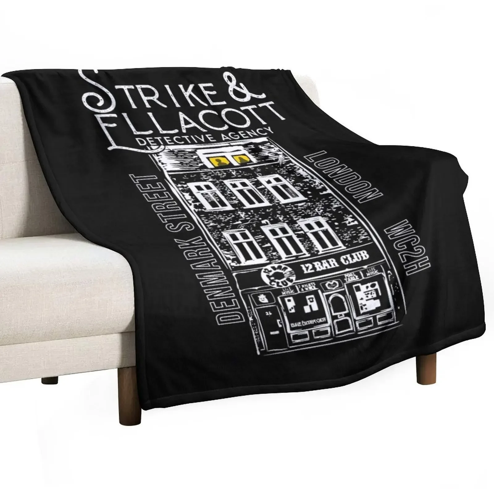 

Cormoran Strike and Robin Ellacott Throw Blanket Baby anime blankets ands Blankets