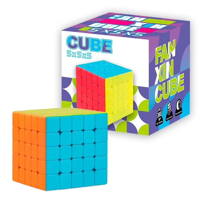 Carbon Fiber Magic Cube Set - Educational Speed Puzzle Toy