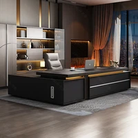 مصمم الصينية بوس الجدول بسيط الحديثة الصينية الاستقبال أدراج مكاتب خزانة مؤتمر مكتب غير عادي Meuble الأثاث 3