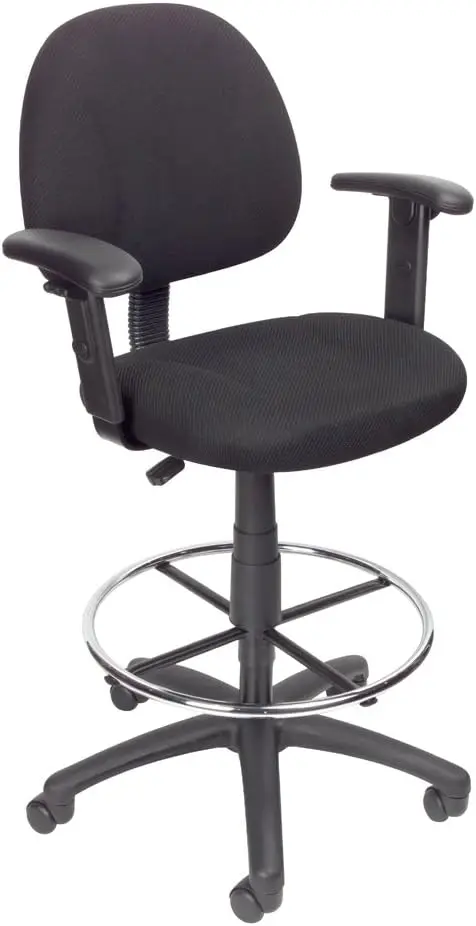 

Works Drafting Chair with Adjustable Arms in Black, 250 Chair soft for desk Sillas gamers Kneeling chairs Office chair velvet Na