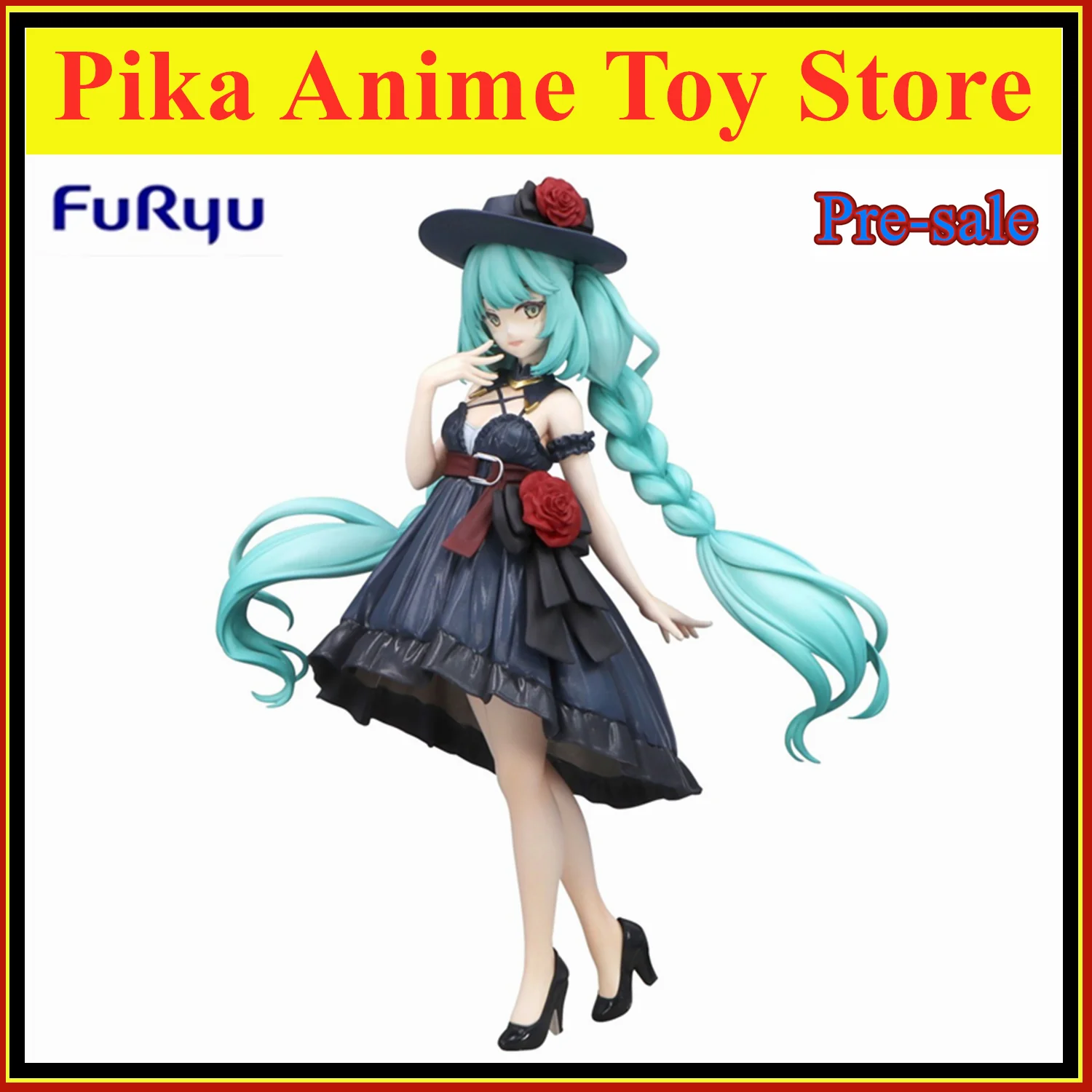 

Оригинальные фигурки аниме FuRyu Trio Try iT Hatsune, фигурки из ПВХ, 19 см, коллекционная фигура, подарок на день рождения