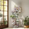 tree shaped plant stand display rack