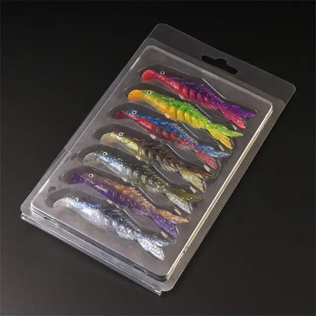 7PCS Bony Fish Soft Bait 8cm3.5g T Tail Jigging Wobblers Fishing Lure  Tackle Bass Pike Aritificial Silicone Lure Fishing Tackle