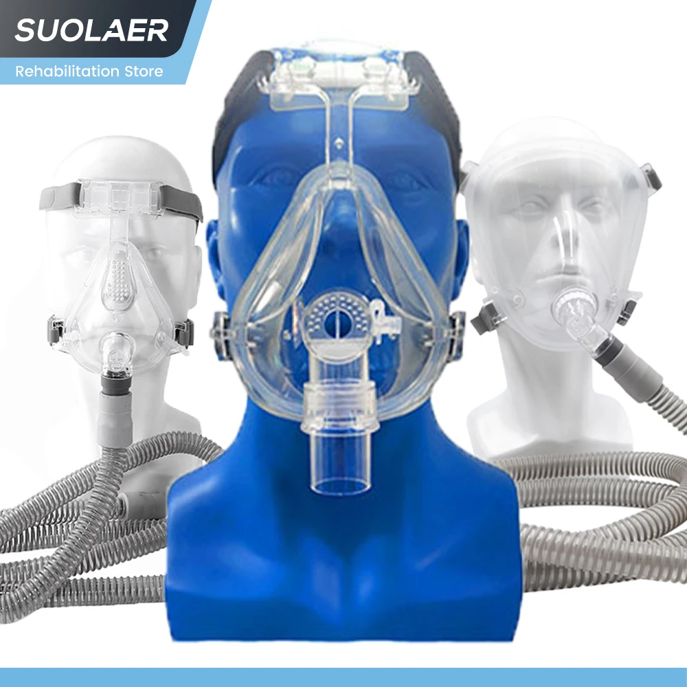 CPAP mascarilla de cara completa para la nariz m scara respirador de cpap-mascarilla-de-cara-completa-para-la-nariz-m-scara-respirador-de
