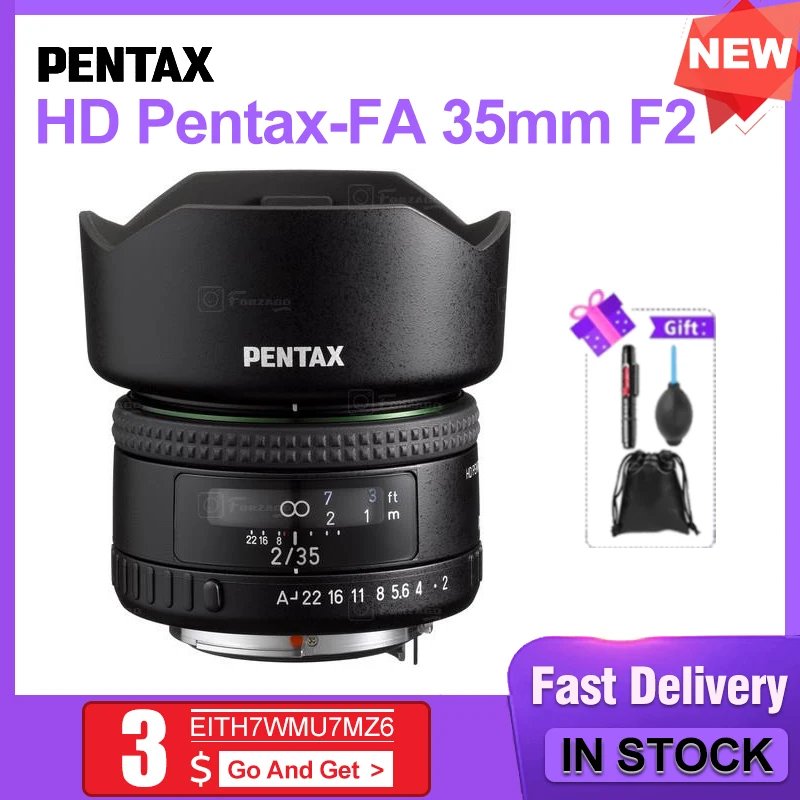 Pentax HD Pentax-FA 35mm f/2 Full-Frame Format Wide-angle Prime