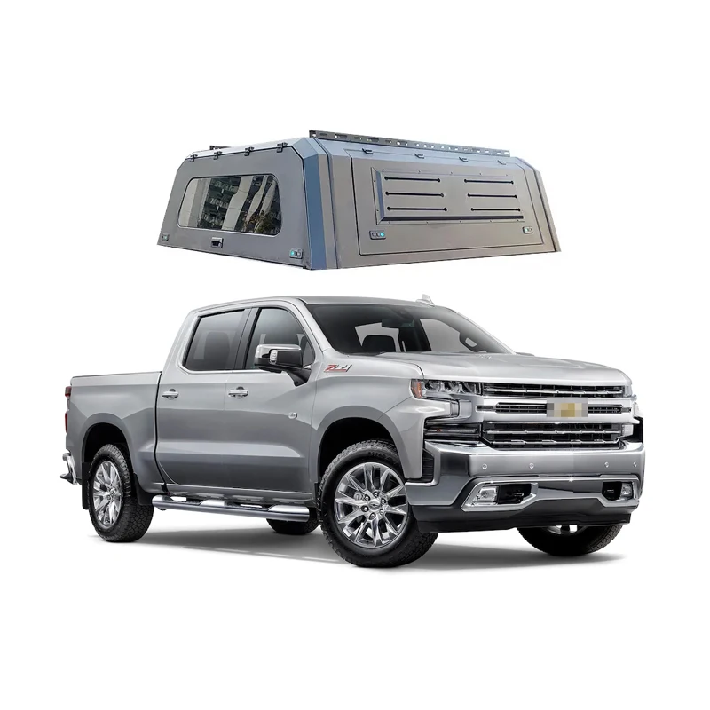 

Multifunctional Manganese Steel 4x4 Offroad Pick Up Pickup Truck Canopy Topper Use For Che vrolet Silverado 1500 5.7ft