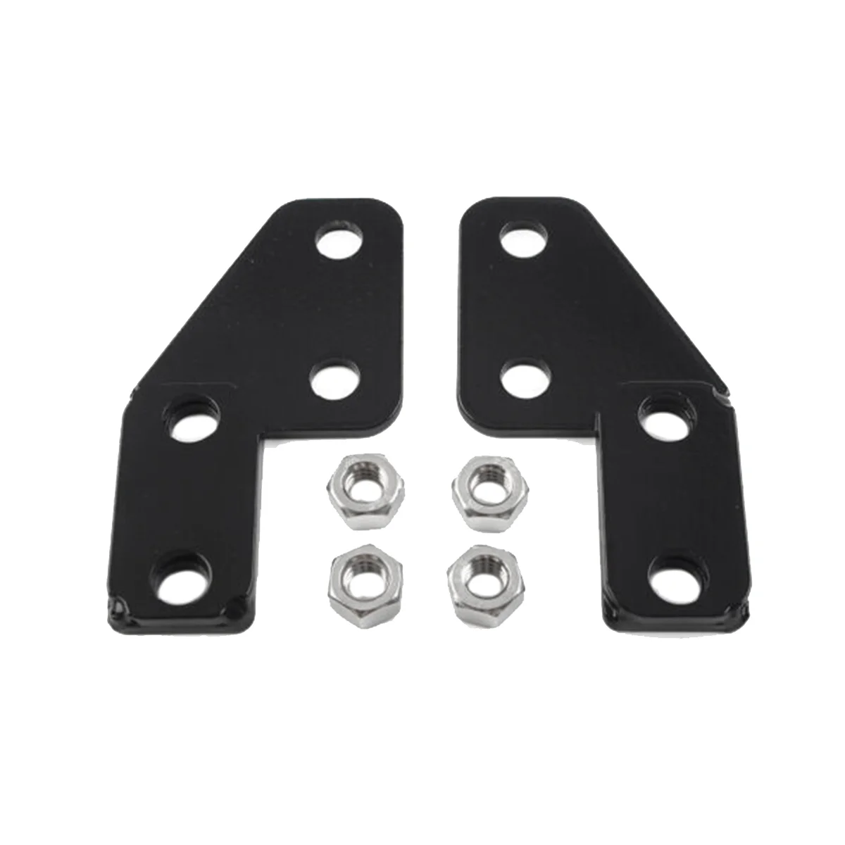 Kit Staffa Eliminatore Barra Porta Targa Posteriore Per Harley Flt Flht Road King Street Electra Glide 1997-2008, Nero