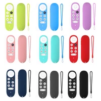 Non-slip Soft Silicone Case For Chromecast Remote Control Protective Cover Shell for Google TV 2020 Voice Remote Control 1
