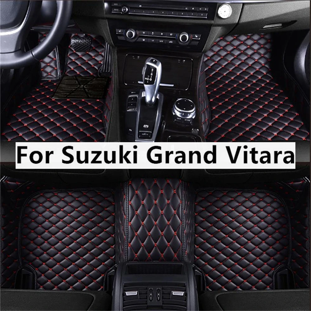 Tappetini Auto Personalizzati Con Diamante Tinta Unita Per Suzuki Grand Vitara 2007-2017 Vitara 2016-2018 Swift 14-17 Accessori Interni