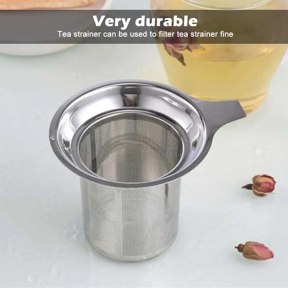 Reusable Stainless Steel Coffee Filter Paperless Coffee Maker Strainer Double Fine Mesh Basket Loose Tea& Ground