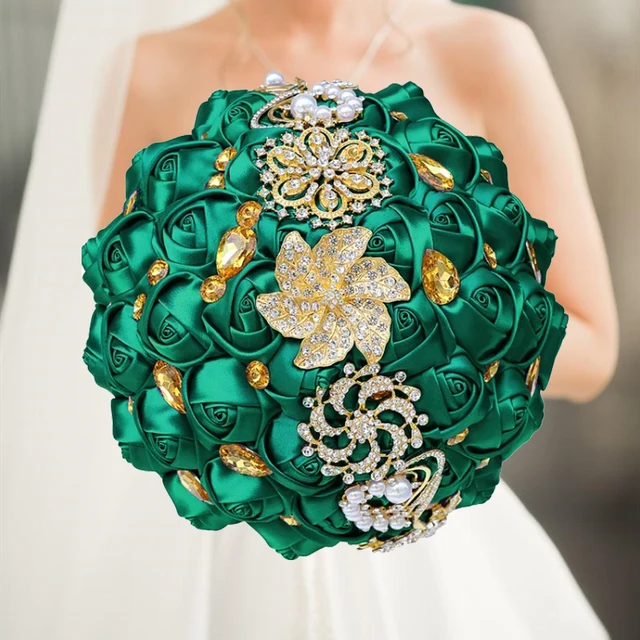 Bridal Artificial Brooch Vintage Brooch Bridal Bouquet Brooch