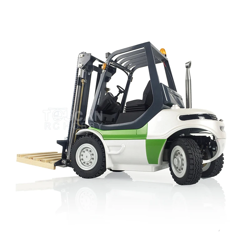LESU 1/14 RC Hydraulic Forklift Transfer Car RTR Truck Model ESC Motor Light Toys for Adults Christmas Gift Thzh1203 4